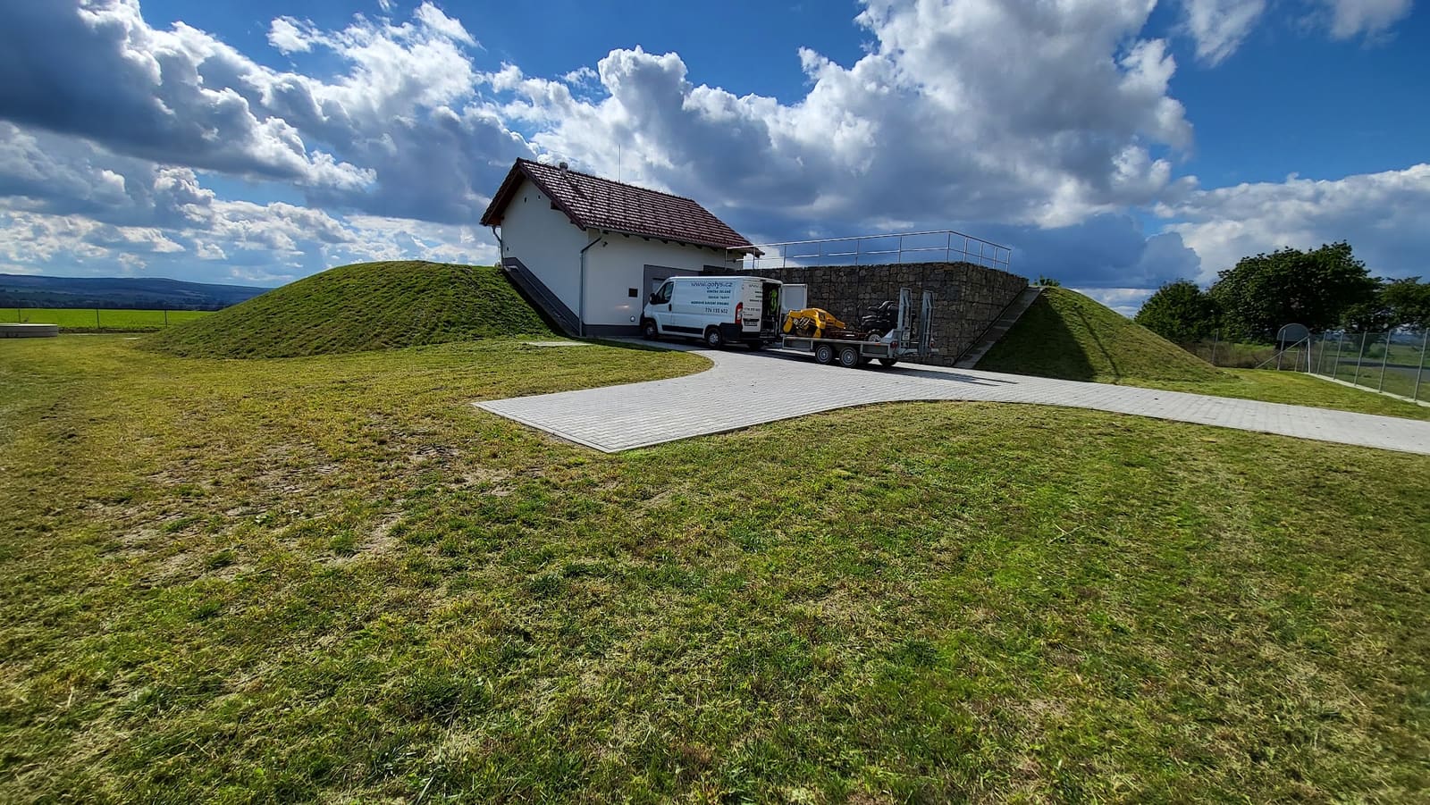 Areál VaK Vyškov po posečení